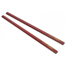 CRAYON CHARPENTIER 30CM CORPS ROUGE - LOT DE 2